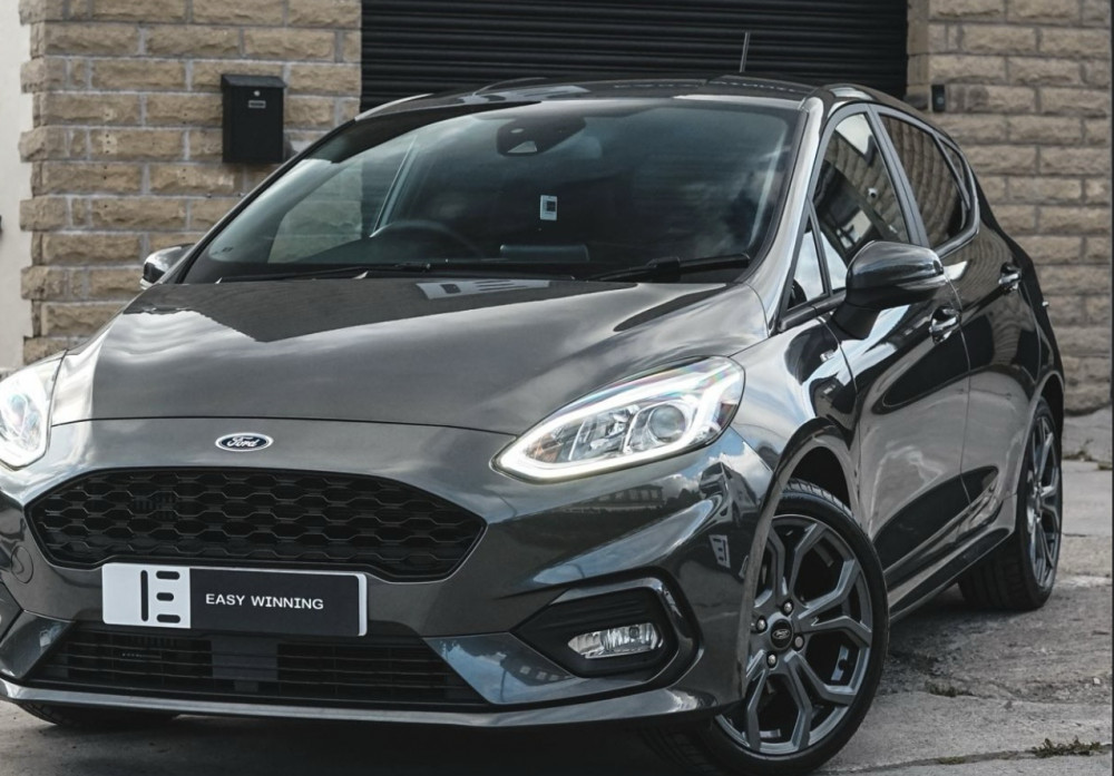 The Ford Fiesta ST-Line, pictured outside Easy Winning Limited HQ. (Image - Easy Winning Limited)