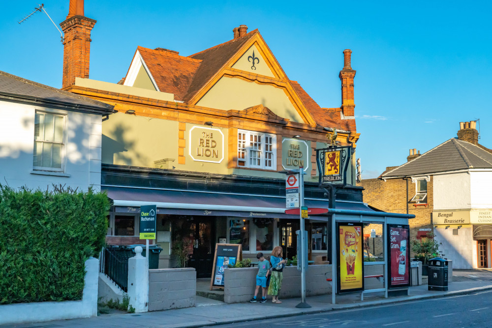 The Red Lion pub is situated on Stanley Road, Teddington (Credit: The Red Lion, Teddington)