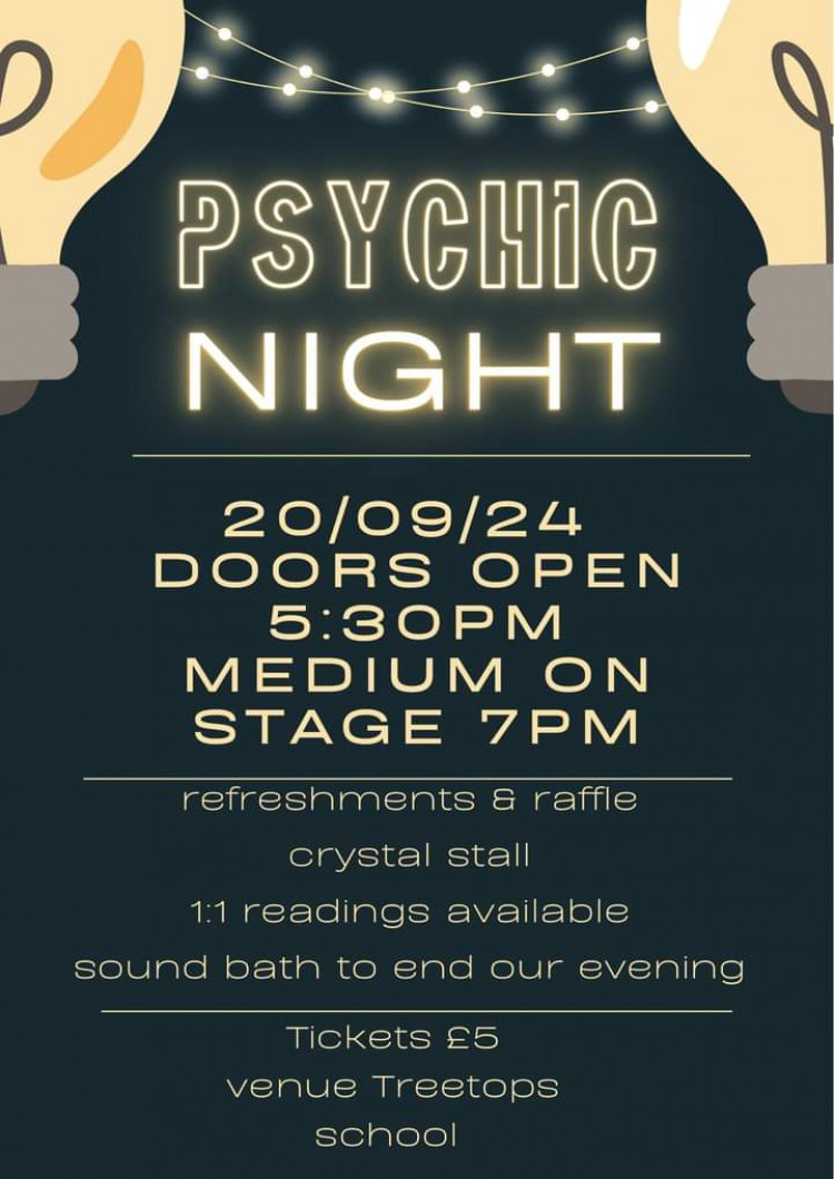 Psychic Night in aid of Friends of Treetops School