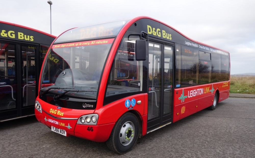 D&G Buses serve Macclesfield. (Image - D&G Buses)