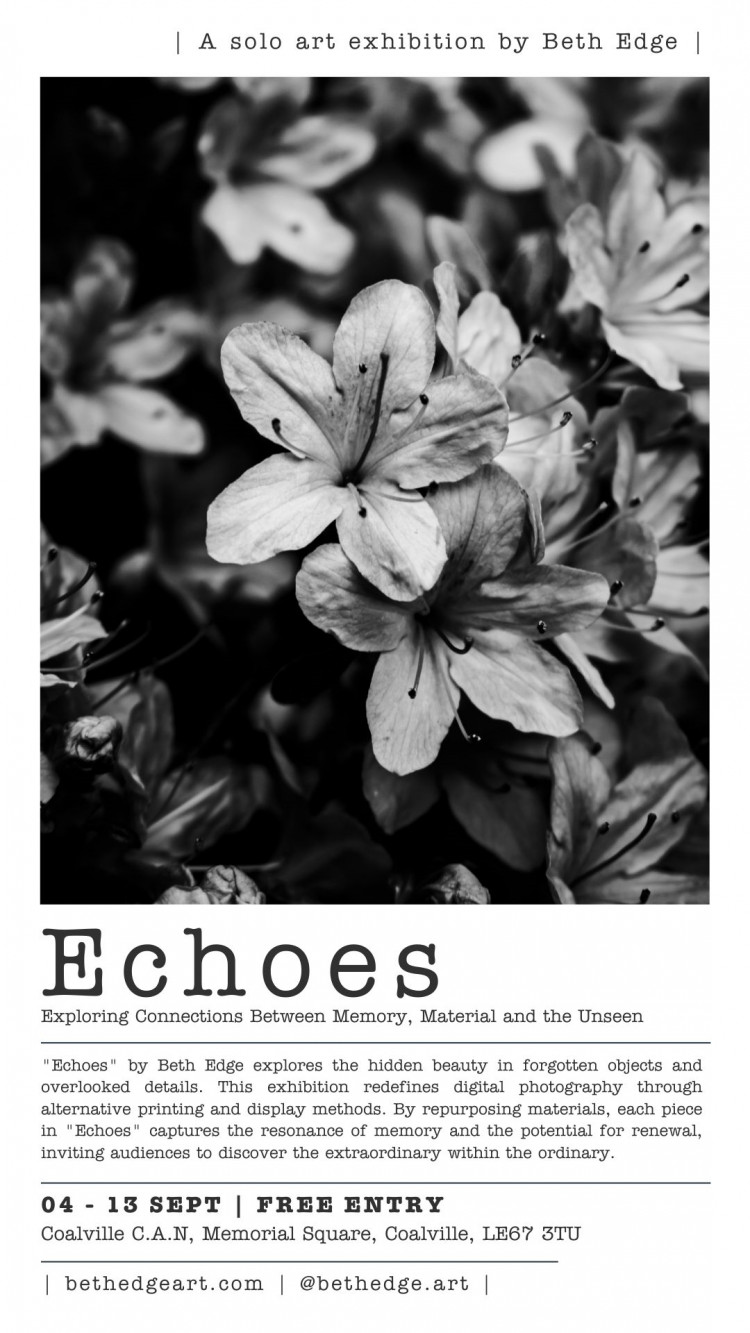 "Echoes" by Beth Edge - Exhibition at The Gallery, Coalville CAN, Memorial Square, Coalville