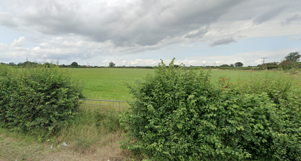 Land Off Barton Road, between Osbaston and Barlestone, which could see a further 22 homes built in addition to 55 already approved. Courtesy of Google