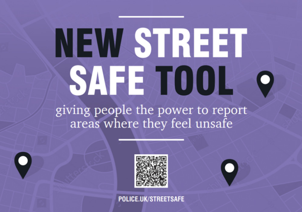 The online tool is called ‘StreetSafe’ and lets residents anonymously report which streets make them feel unsafe.