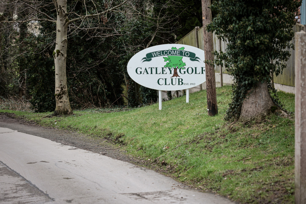 The entrance to Gatley Golf Club in Gatley, Stockport. The club is facing an uncertain future with a developer looking to build more than 200 new homes on the land (Image - LDRS)