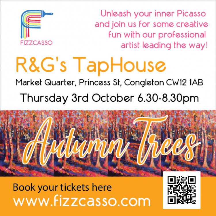 Paint our Autumn Trees at R&G’s Tap House, Congleton