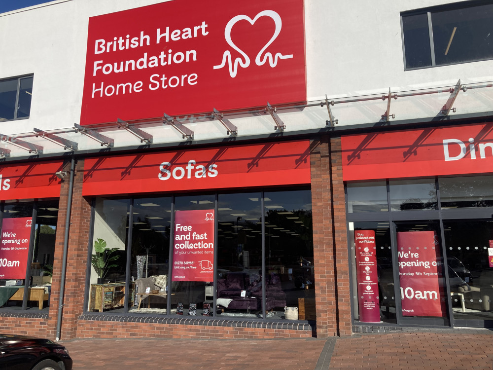 At 9.30am on Thursday 5 September, BHF opened in new space in The Market Shopping Centre, replacing the town’s old Argos site (BHF).