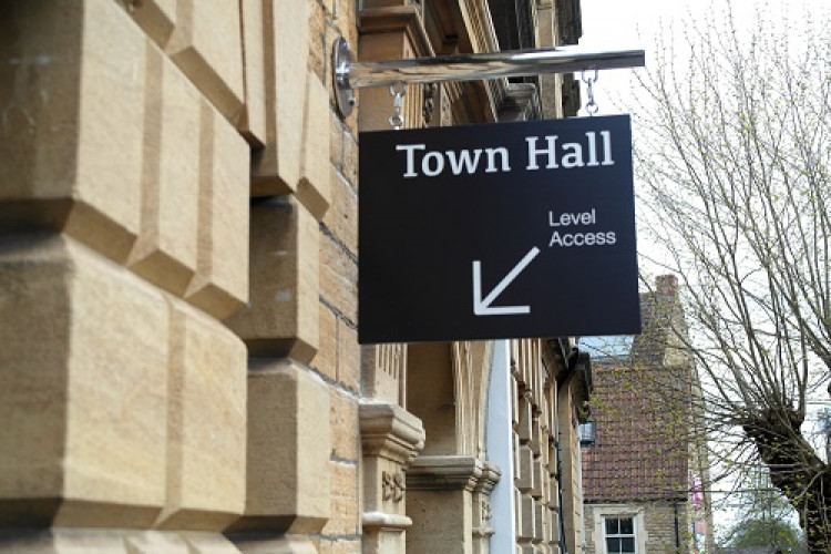 Frome Town Hall, the new location for Safe Link support (image via Frome Town Council)