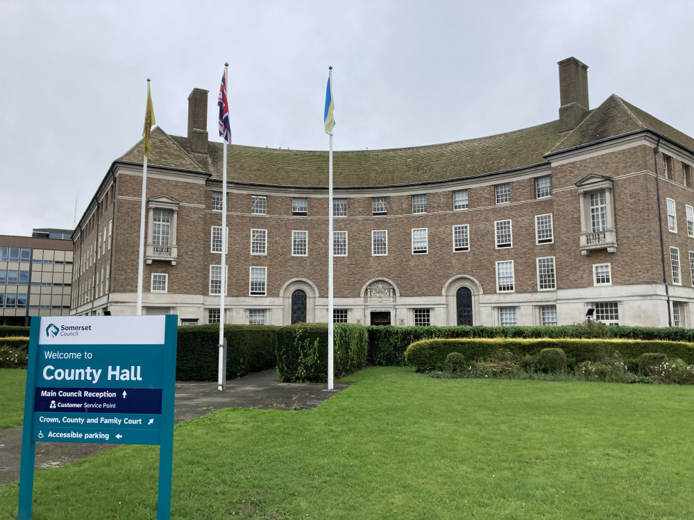 Somerset Council's Headquarters At County Hall On The Crescent In Taunton (image by Daniel Mumby)