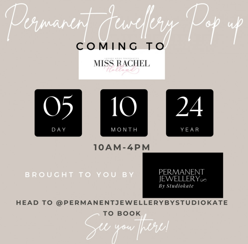 Permanent Jewellery Pop Up at MissRachelHolland