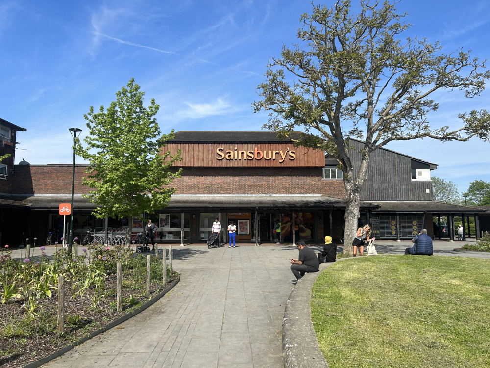 The square at Hampton North, where there was previously a Boots pharmacy (credit: Charlotte Lillywhite).