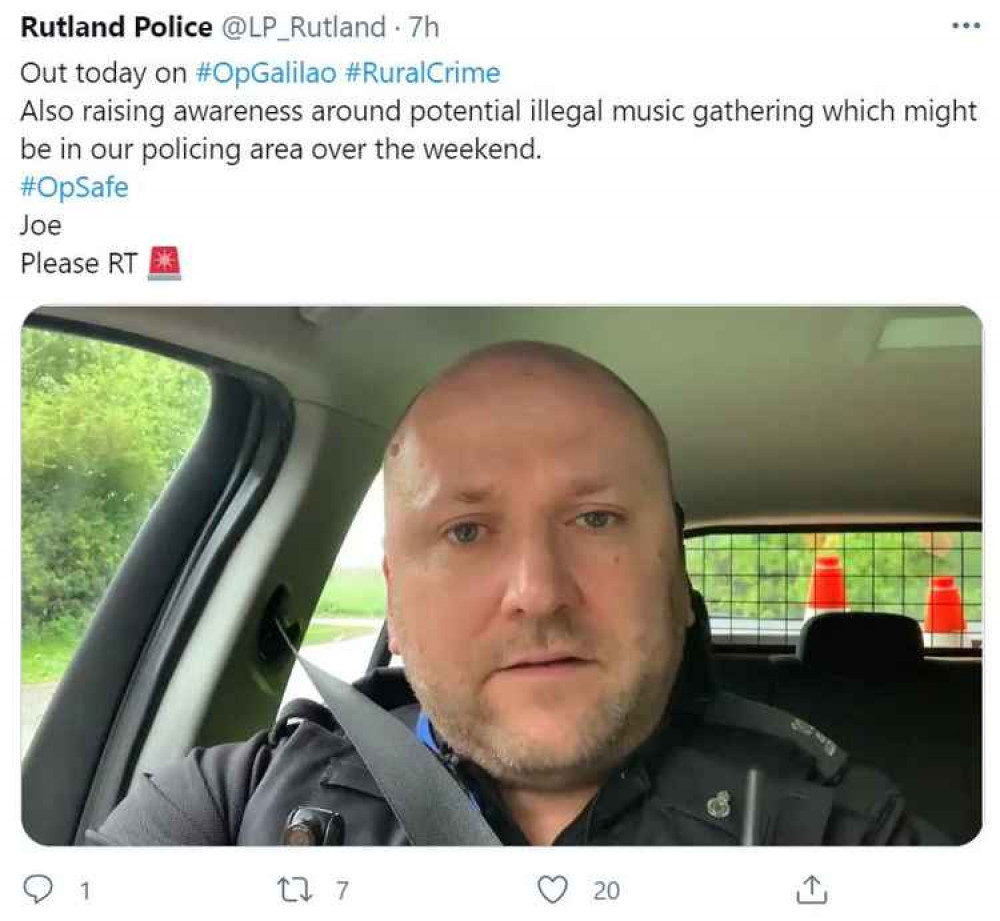 Rutland Police Warn Of Illegal Rave Local News News Oakham Nub News By The Editor 0252