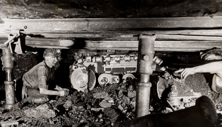 An historic picture of New Lount Colliery in the 1950s. ‘Reproduced courtesy of Coalville Heritage Society