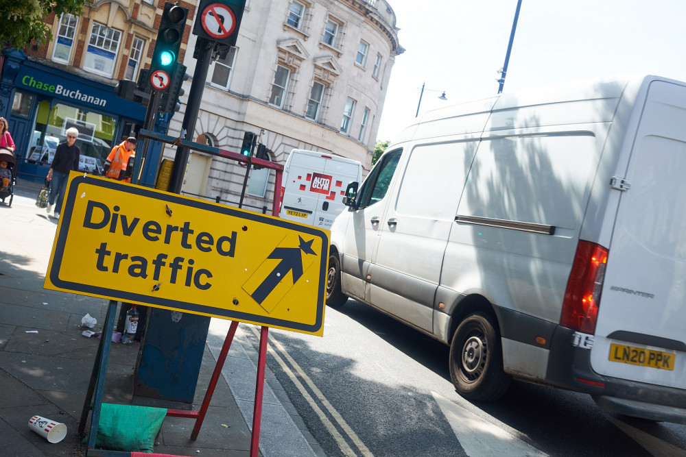 Lots of roadworks and road closures happening in Twickenham this week (credit: Oliver Monk).