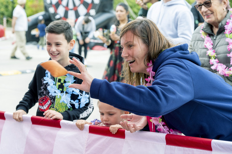 Amazon Coalville employees celebrated on site in Ellistown. Photos: Amazon Coalville