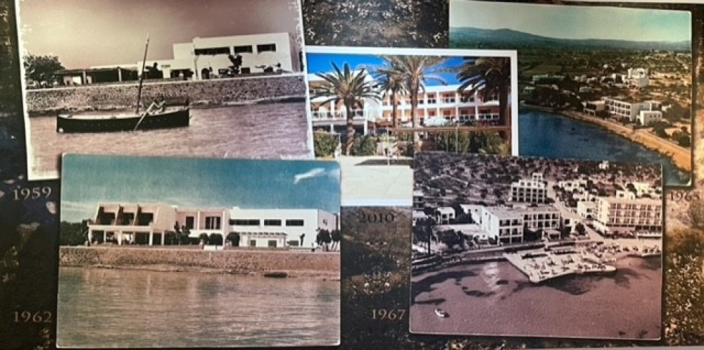 Perrin explores the transformation of Hotel Ses Figures in Ibiza over the years (Credit: Maggie Perrin)