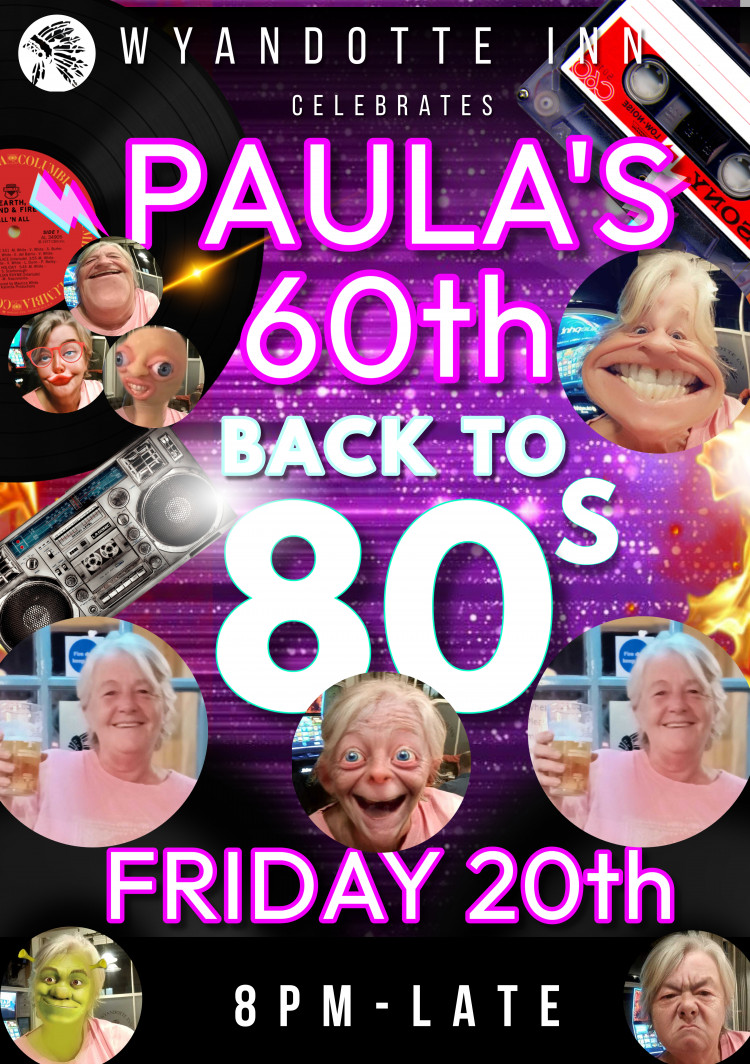 Paula's 60th going Back to the 80's