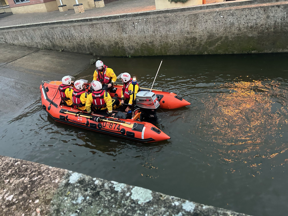 The RNLI Teddington Lifeboat Station crew members train every Tuesday evening (Credit:Tilly O'Brien)