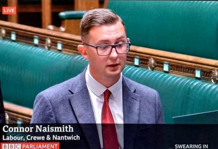 Crewe and Nantwich MP, Connor Naismith, voted to cut the winter fuel payment for all but the country's poorest pensioners, in what he described as a 'really tough decision' (Connor Naismith MP).