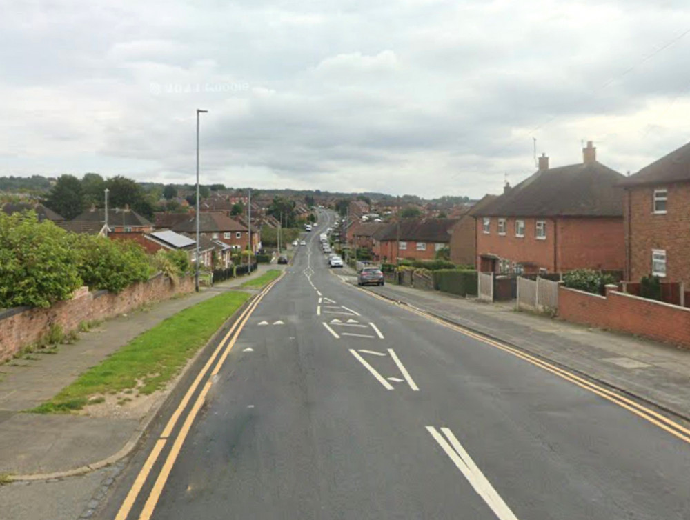 Police searched a home near Dawlish Drive, Bentilee, yesterday morning (Google).