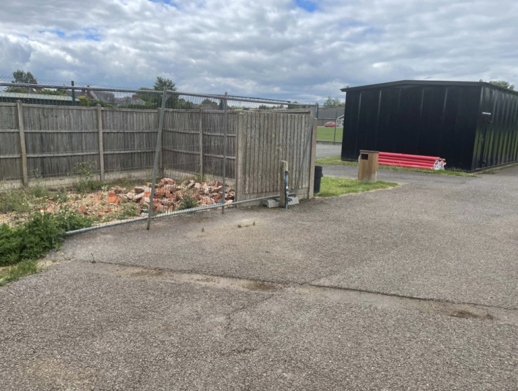 Oakham School will build a new outdoor classroom on land to the rear of Station Road, Oakham (Image via planning application).