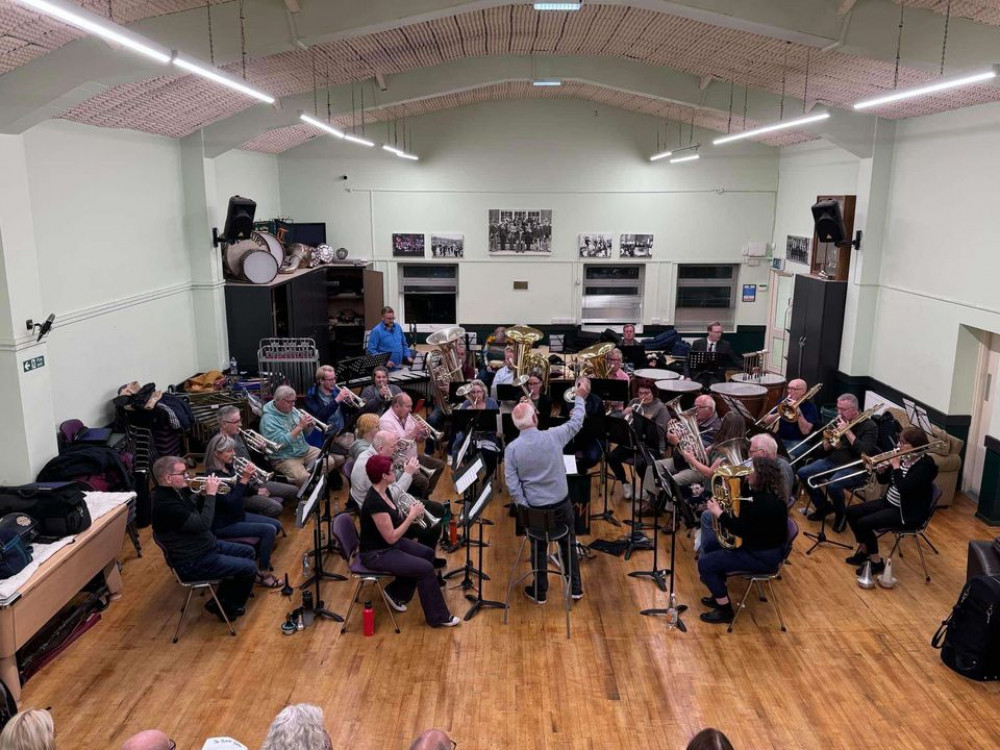 The band warmed up for the championship with an open session at their band hall on Wednesday.