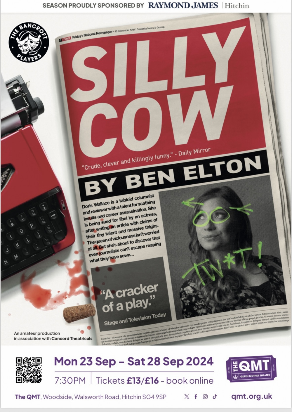 Silly Cow by Ben Elton