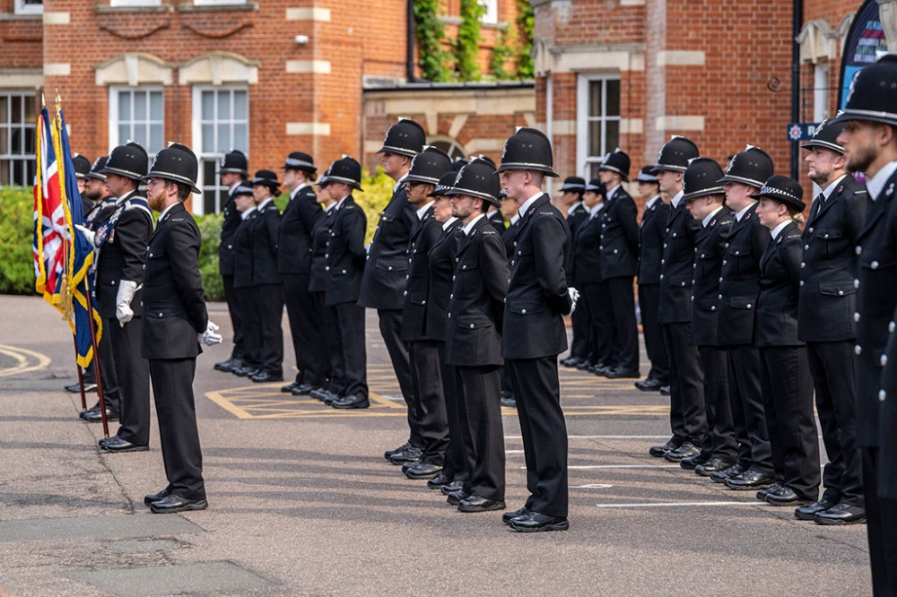 New recruits pass out. 