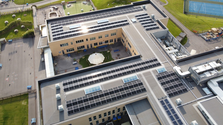 Solar panel provision looks bright at King's! (Image - King's Macclesfield)