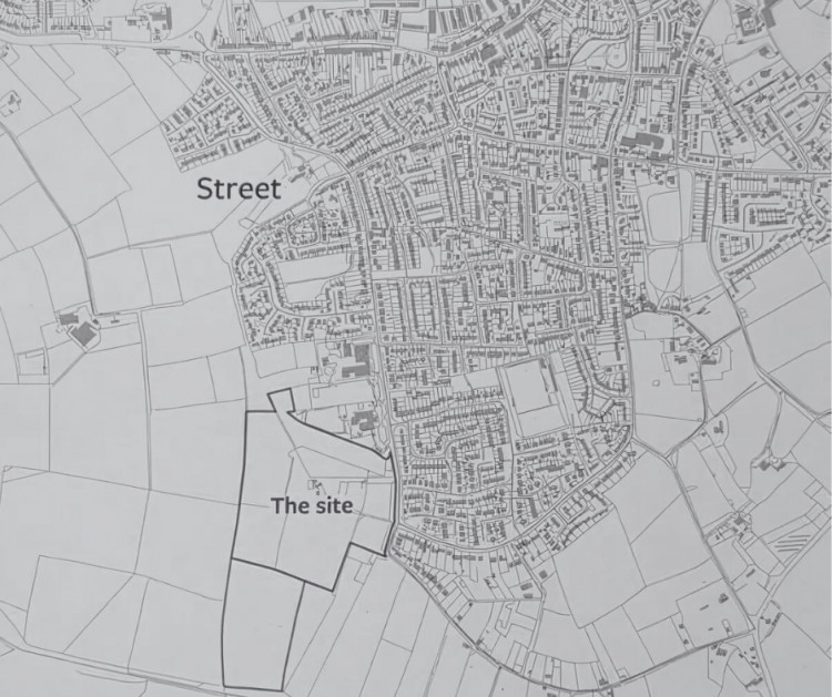 The Brooks Farm site, which is off Brooks Road, has been selected by Somerset Council as a key location for future growth. 