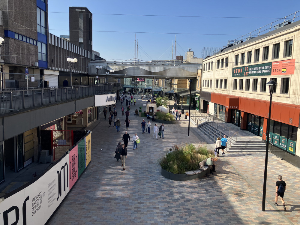 Take a closer look at Stockroom - the new library and cultural space set to open in the Merseyway centre in spring 2025 (Image - Declan Carey / LDRS)