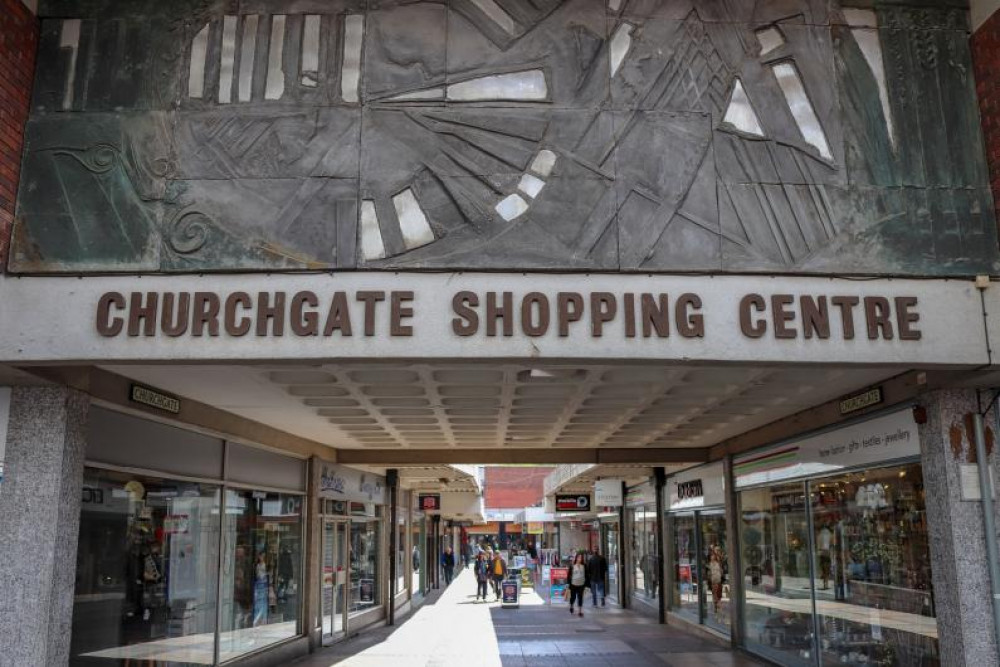 Churchgate Shopping Centre in Hitchin (image via North Herts Council)