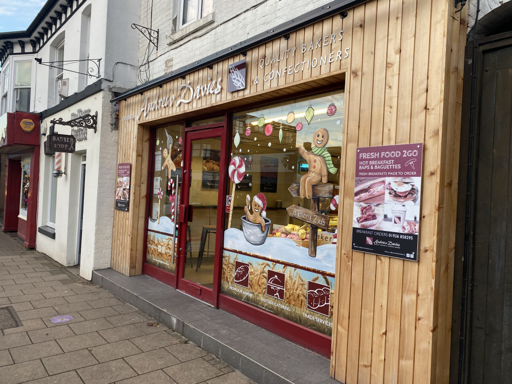 Andrew Davies Bakery is one of the local businesses to receive the top hygiene rating in the last few months (image by James Smith)