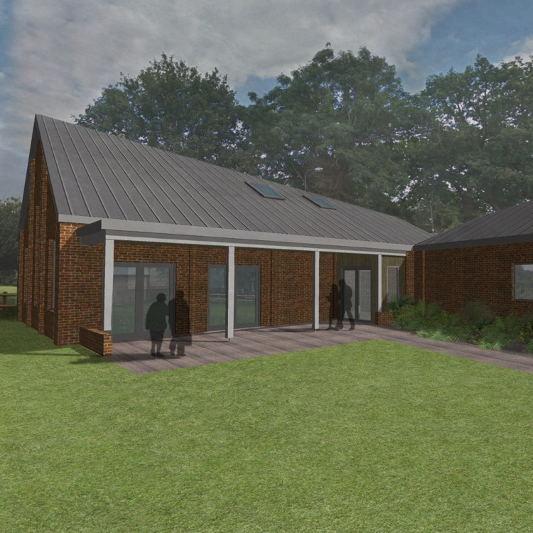 A CGI image of the new Barford Youth & Community Centre (image supplied)