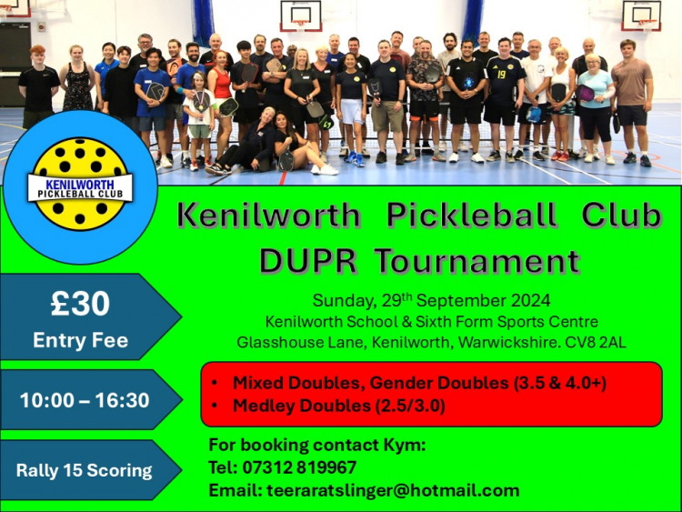 Kenilworth Pickleball Club DUPR Tournament