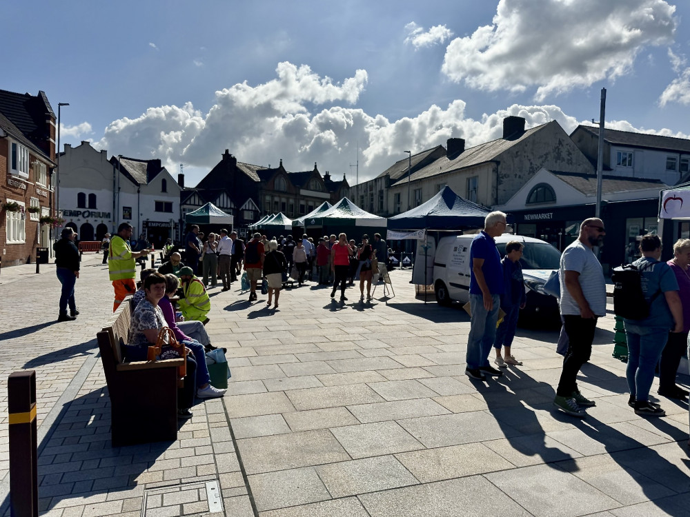 The new Marlborough Square development was officially opened last month. Photo: Coalville Nub News