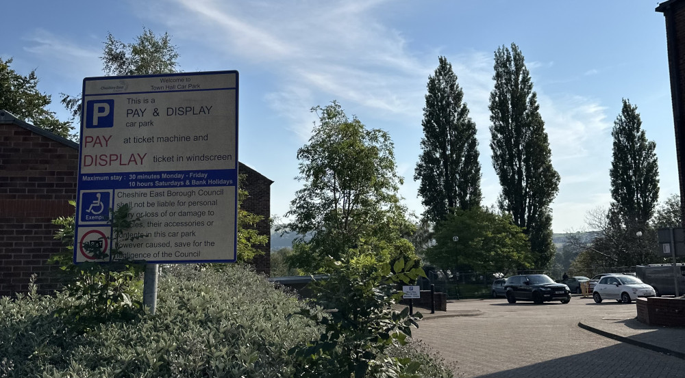 A short stay car park, owned by Cheshire East Council. (Image - Macclesfield Nub News)