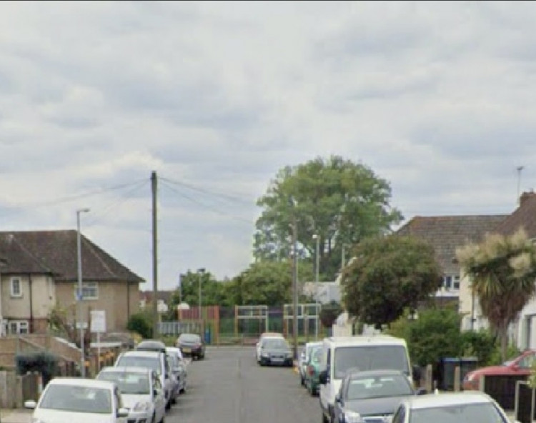 London Fire Brigade were called to a home on Muybridge Lane this morning (Image via Google)