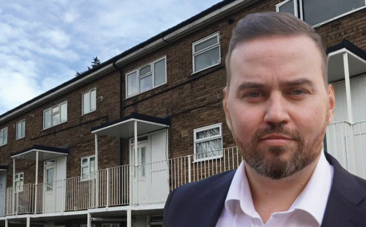 Cllr Gavin Callagan has pledged to do more to improve standards of local social housing. 