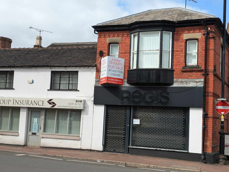 A retail unit in Sandbach town centre is up for auction with a guide price of £350,000. (Photo: Nub News)