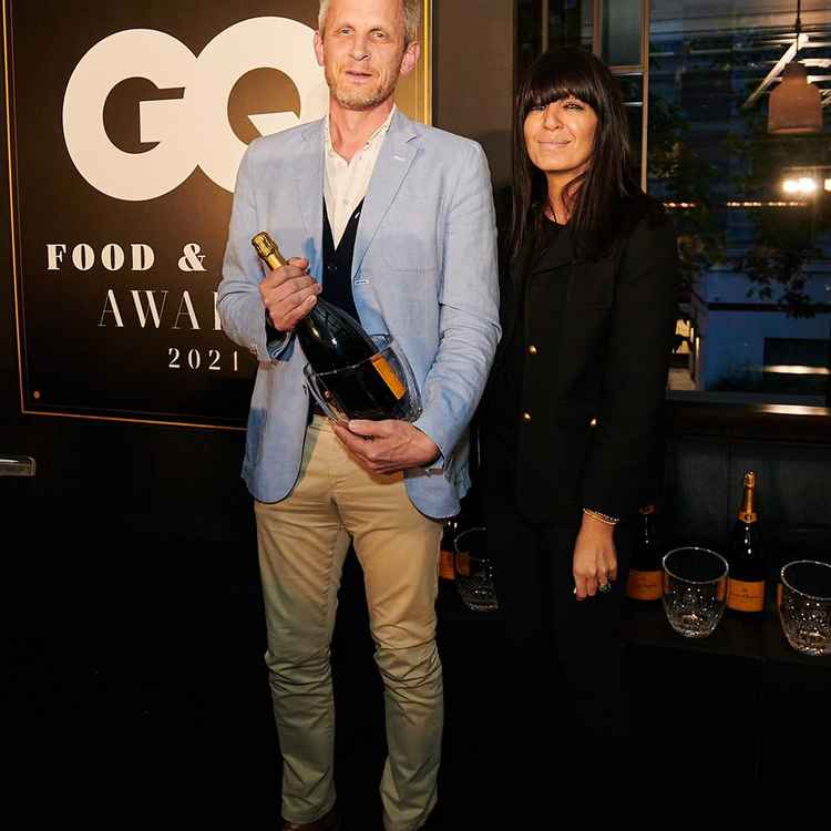 Managing director Ben Jones with Claudia Winkleman- Picture courtesy  Facebook