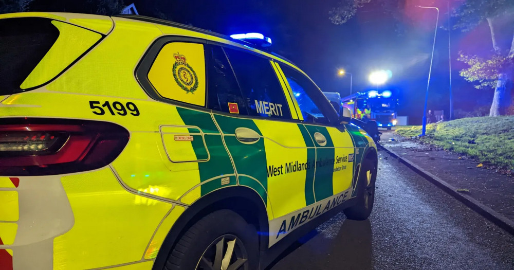 Paramedics were called to High Street, Knutton, at 10.30pm last night (West Midlands Ambulance Service).