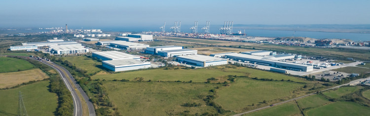 The London Gateway site.