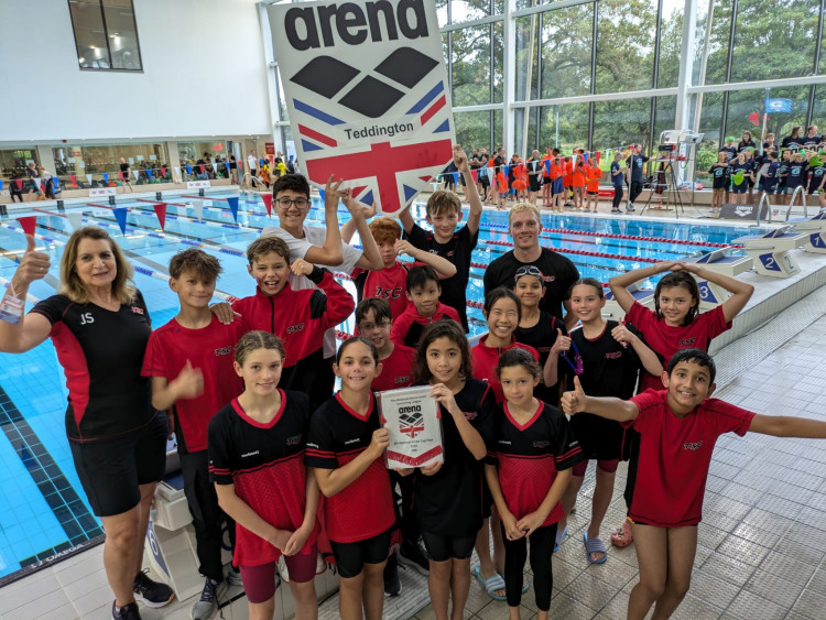 The Teddington Swimming Club have qualified for the National Arena Junior Swimming League Final (Credit: Teddington Swimming Club)