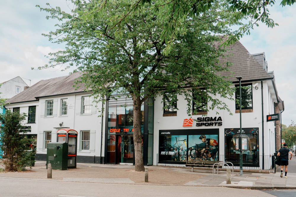 Sigma Sports shop is located in Hampton Wick, just across from Kingston Bridge (Credit: Sigma Sports)