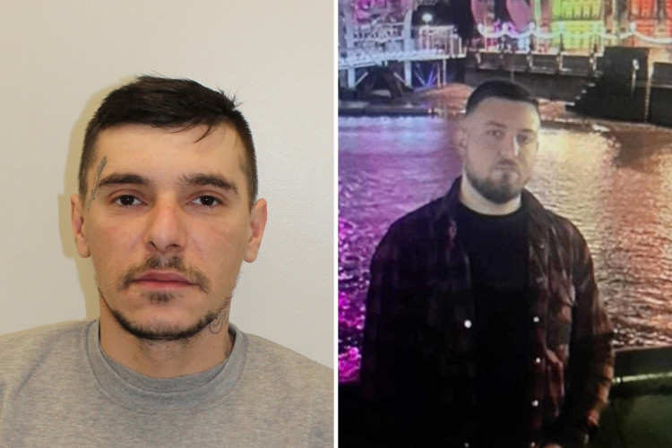 (Left to right) Sabin Manda has been convicted of murdering Bajram Luli in Sudbury Heights Avenue, Greenford (credit: Met Police)