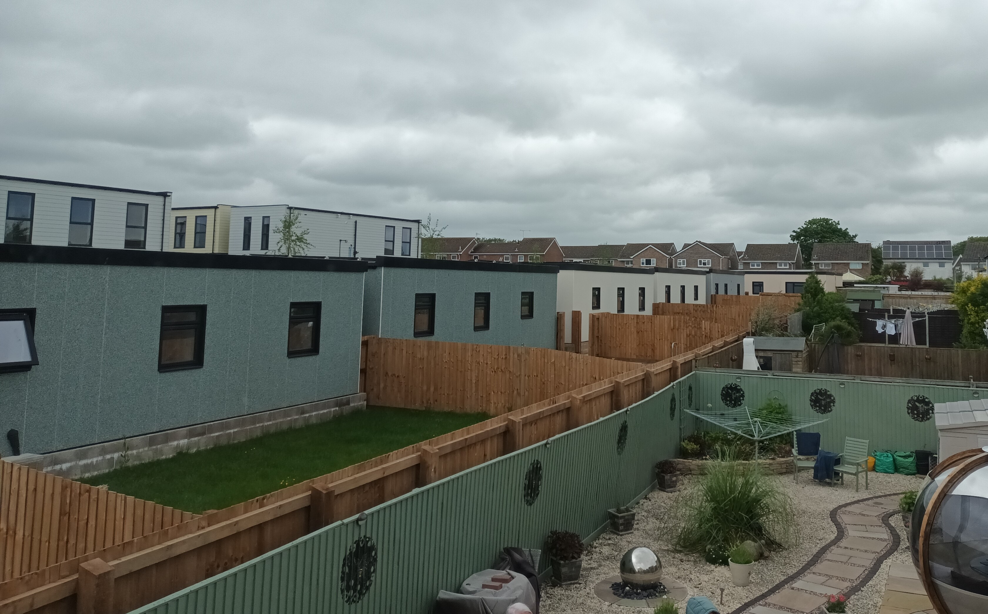 The Llantwit portable homes were allowed to rise and intrude into neighbours' privacy