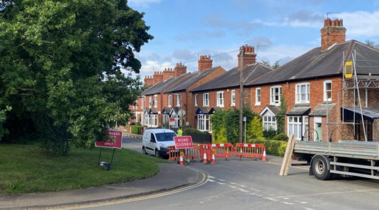 Brooke Road, Oakham, is now not expected to reopen until 30 November (Rutland County Council).