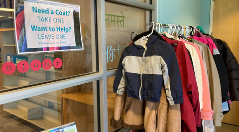 The relaunch of the coat exchange scheme offers locals the chance to donate or collect coats for free as winter approaches. (File photo) 