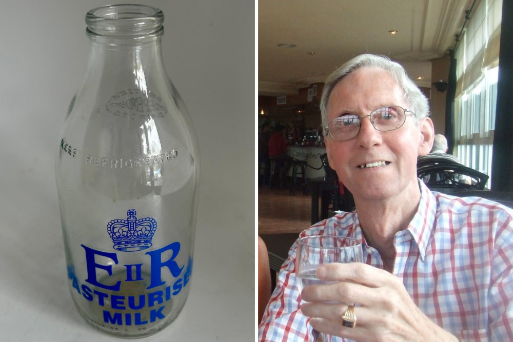 Brian kept the bottle at his home in Fulham, west London and even took it with him to Spain when he retired (credit: SWNS).