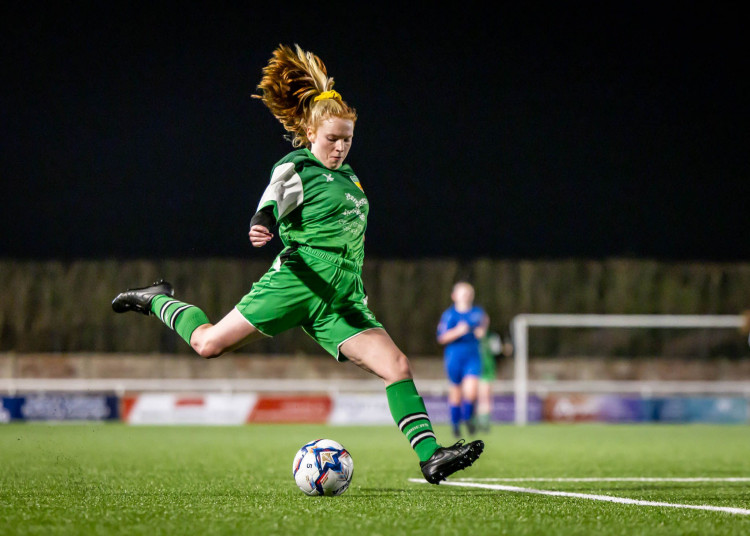 Nantwich Ladies' top goal scorer of 2024 is fundraising after she sustained an injury while playing Macclesfield (Image supplied)